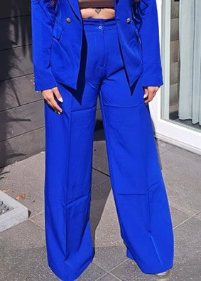 Elegant Trousers – Black, Blue & White