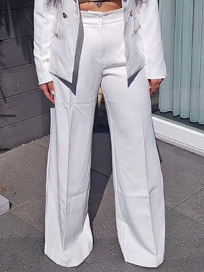 Elegant Trousers – Black, Blue & White