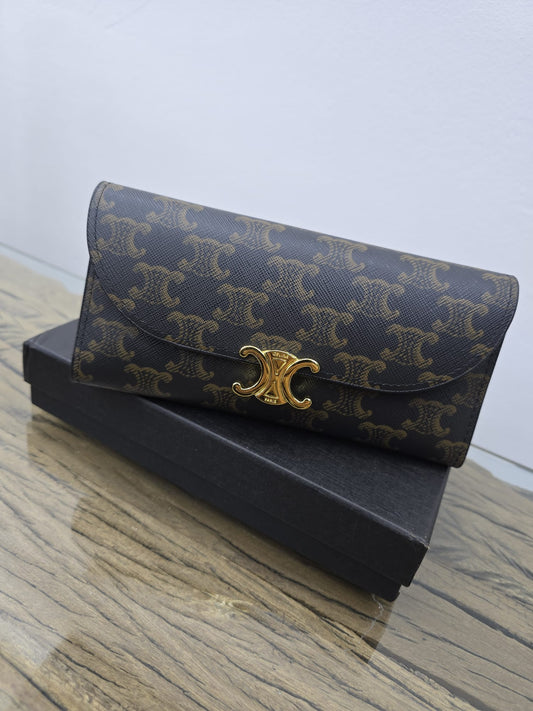 Ce brown wallet